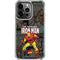 Marvel Classic Comics Iron Man Action Vintage iPhone 14 Pro Clear Case